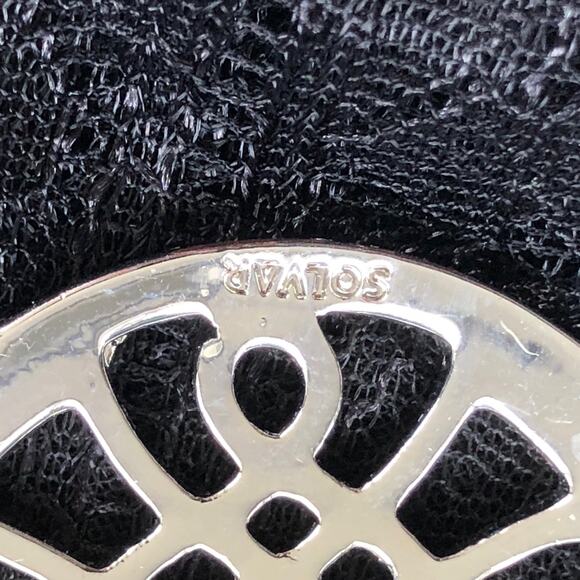 Celtic Brooch Open Knot Work Motif  Signed SOLVAR - Picture 5 of 7